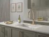 DELTA Cordova Single Handle Pull-Down Kitchen Faucet — Lumicoat® Champagne Bronze