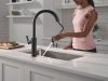 DELTA Altado Single Handle Pull-Down Kitchen Faucet — Matte Black