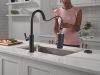 DELTA Altado Single Handle Pull-Down Kitchen Faucet — Matte Black