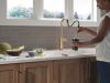 DELTA Altado Single Handle Pull-Down Kitchen Faucet — Champagne Bronze
