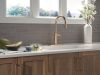 DELTA Altado Single Handle Pull-Down Kitchen Faucet — Champagne Bronze