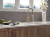 DELTA Altado Single Handle Pull-Down Kitchen Faucet — Champagne Bronze