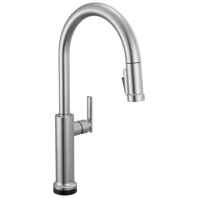 DELTA Altado Touch2O Technology Kitchen Faucet with Touchless Technology — Arctic Stainless
