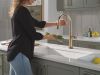 DELTA Altado Touch2O Technology Kitchen Faucet with Touchless Technology — Champagne Bronze