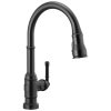 DELTA Broderick Single Handle Pull-Down Kitchen Faucet With Touch2O  Technology — Matte Black