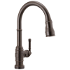 DELTA Broderick Single Handle Pull-Down Kitchen Faucet With Touch2O  Technology — Venetian Bronze