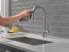 DELTA Monrovia Single Handle Pull-Down Kitchen Faucet — Lumicoat® Arctic Stainless
