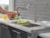 DELTA Monrovia Single Handle Pull-Down Kitchen Faucet — Lumicoat® Arctic Stainless