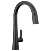 DELTA Monrovia Single Handle Pull-Down Kitchen Faucet — Matte Black