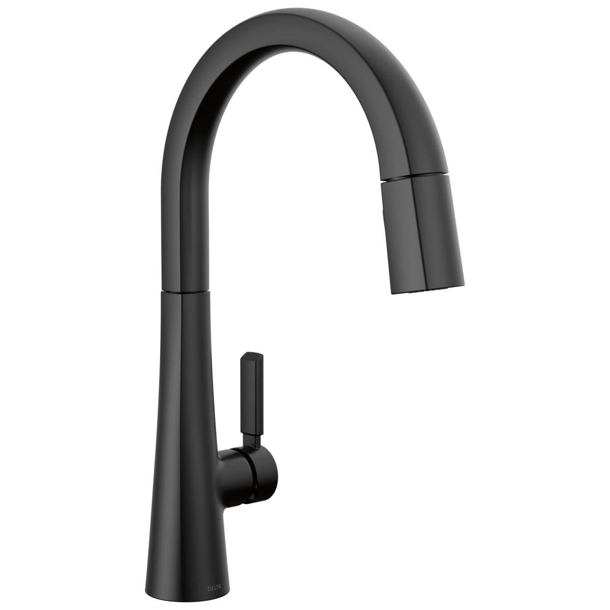 DELTA Monrovia Single Handle Pull-Down Kitchen Faucet — Matte Black