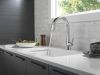 DELTA Monrovia Single Handle Pull-Down Kitchen Faucet — Lumicoat® Chrome