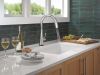 DELTA Monrovia Touch2O Technology Kitchen Faucet with Touchless Technology — Lumicoat® Arctic Stainless