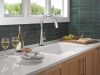 DELTA Monrovia Touch2O Technology Kitchen Faucet with Touchless Technology — Lumicoat® Arctic Stainless
