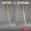 DELTA Monrovia Touch2O Technology Kitchen Faucet with Touchless Technology — Lumicoat® Champagne Bronze