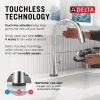 DELTA Monrovia Touch2O Technology Kitchen Faucet with Touchless Technology — Lumicoat® Chrome