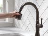 DELTA Cassidy Single Handle Pull-Down Kitchen Faucet with ShieldSpray Technology — Venetian Bronze