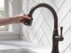 DELTA Cassidy Single Handle Pull-Down Kitchen Faucet with ShieldSpray Technology — Venetian Bronze