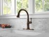 DELTA Cassidy Single Handle Pull-Down Kitchen Faucet with ShieldSpray Technology — Venetian Bronze