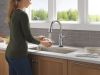 DELTA Cassidy Touch2O Technology Kitchen Faucet with Touchless Technology — Lumicoat® Arctic Stainless