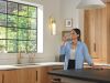 DELTA Cassidy Touch2O Technology Kitchen Faucet with Touchless Technology — Lumicoat® Champagne Bronze