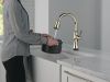 DELTA Cassidy Touch2O Technology Kitchen Faucet with Touchless Technology — Lumicoat® Polished Nickel