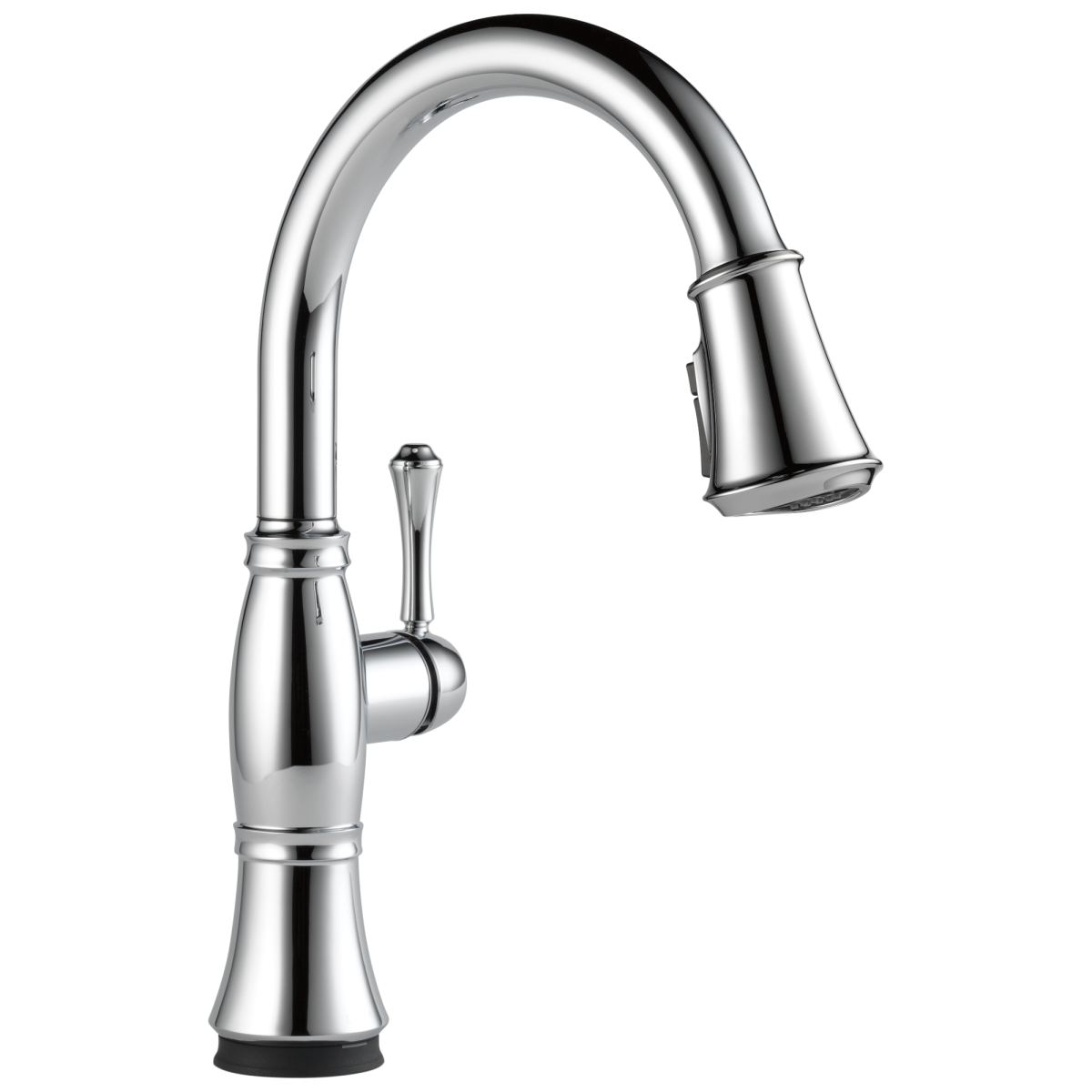 DELTA Cassidy Touch2O Technology Kitchen Faucet with Touchless Technology — Lumicoat® Chrome