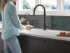 DELTA Trinsic Single-Handle Pull-Down Spring Kitchen Faucet — Matte Black