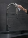 DELTA Trinsic Single-Handle Pull-Down Spring Kitchen Faucet — Chrome