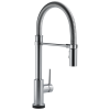 DELTA Trinsic Single-Handle Pull-Down Spring Kitchen Faucet with Touch2O Technology — Arctic Stainless