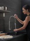 DELTA Trinsic Single-Handle Pull-Down Spring Kitchen Faucet with Touch2O Technology — Chrome