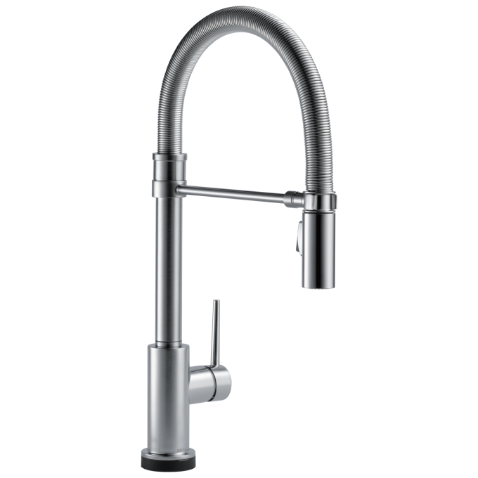 DELTA Trinsic Touch2O Technology Kitchen Faucet with Touchless Technology — Arctic Stainless