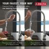 DELTA Trinsic Touch2O Technology Kitchen Faucet with Touchless Technology — Arctic Stainless