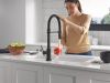 DELTA Trinsic Touch2O Technology Kitchen Faucet with Touchless Technology — Matte Black
