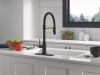 DELTA Trinsic Touch2O Technology Kitchen Faucet with Touchless Technology — Matte Black