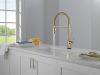 DELTA Trinsic Touch2O Technology Kitchen Faucet with Touchless Technology — Polished Nickel