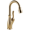 DELTA Leland Single Handle Pull-Down Bar/Prep Faucet — Champagne Bronze
