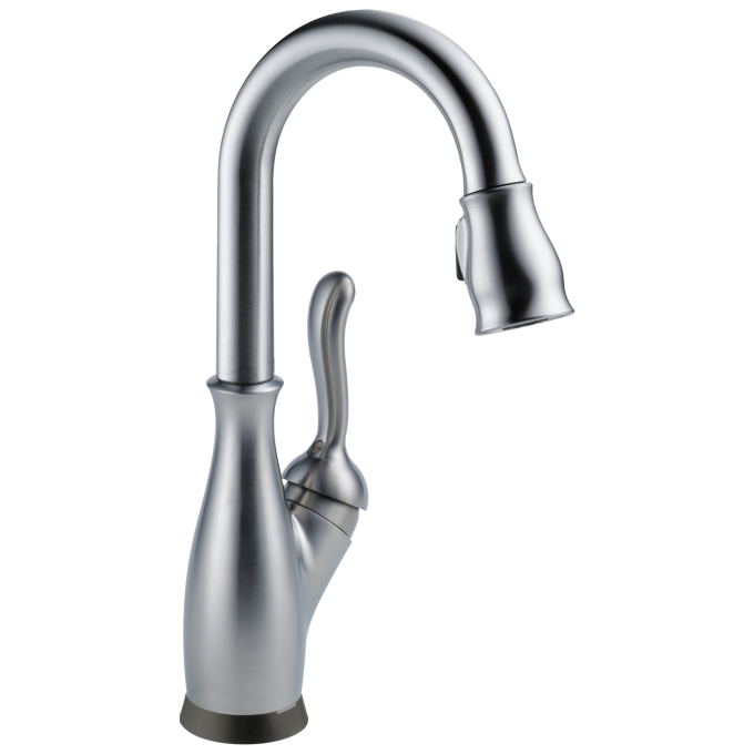 DELTA Leland Touch2O Bar / Prep Faucet with Touchless Technology — Arctic Stainless