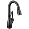 DELTA Leland Touch2O Bar / Prep Faucet with Touchless Technology — Matte Black