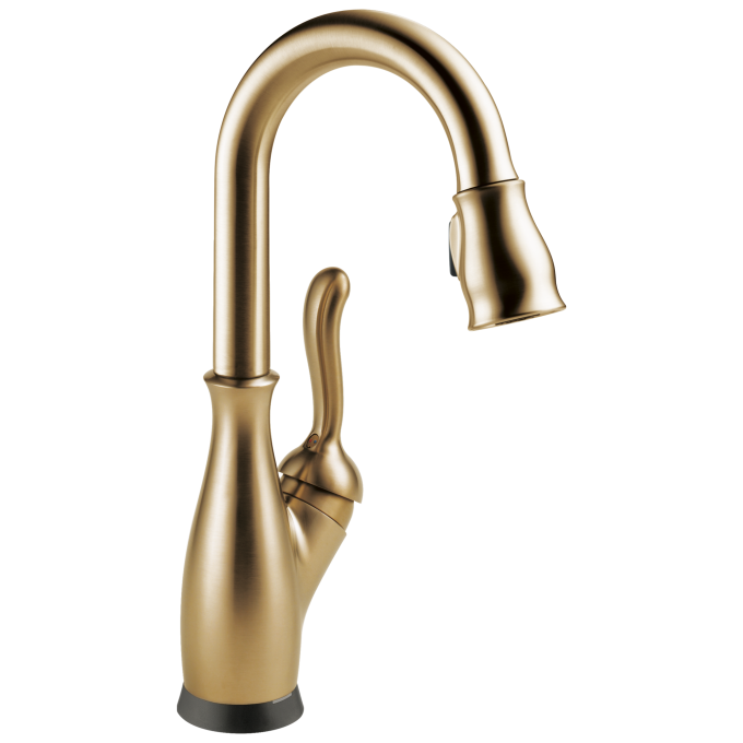 DELTA Leland Touch2O Bar / Prep Faucet with Touchless Technology — Champagne Bronze