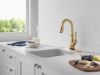 DELTA Leland Touch2O Bar / Prep Faucet with Touchless Technology — Champagne Bronze