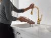 DELTA Leland Touch2O Bar / Prep Faucet with Touchless Technology — Champagne Bronze