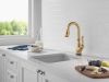 DELTA Leland Touch2O Bar / Prep Faucet with Touchless Technology — Champagne Bronze