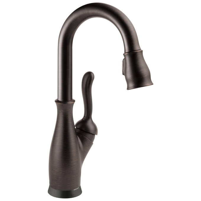 DELTA Leland Touch2O Bar / Prep Faucet with Touchless Technology — Venetian Bronze
