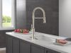 DELTA Renaldi Single-Handle Pull-Down Spring Kitchen Faucet — Lumicoat® Polished Nickel
