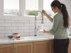 DELTA Renaldi Touch2O Technology Kitchen Faucet with Touchless Technology — Lumicoat® Arctic Stainless