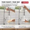 DELTA Renaldi Touch2O Technology Kitchen Faucet with Touchless Technology — Lumicoat® Arctic Stainless