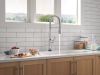DELTA Renaldi Touch2O Technology Kitchen Faucet with Touchless Technology — Lumicoat® Arctic Stainless