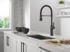 DELTA Renaldi Touch2O Technology Kitchen Faucet with Touchless Technology — Matte Black
