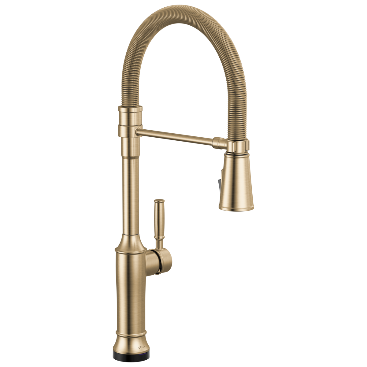 DELTA Renaldi Touch2O Technology Kitchen Faucet with Touchless Technology — Lumicoat® Champagne Bronze