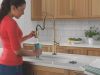 DELTA Renaldi Touch2O Technology Kitchen Faucet with Touchless Technology — Lumicoat® Champagne Bronze